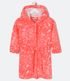 Imagem miniatura do produto Bata de Baño Infantil en Fleece Tie Dye con Orejas en la Capucha - Talle P al GG Naranja 1