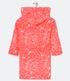 Imagem miniatura do produto Bata de Baño Infantil en Fleece Tie Dye con Orejas en la Capucha - Talle P al GG Naranja 2