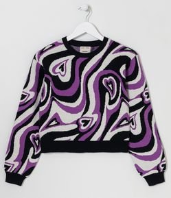 Blusão Infantil Estampa Corações - Tam 5 a 14 Anos