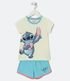 Imagem miniatura do produto Pijama Corto Infantil Estampado Stitch - Talle 4 a 12 años Blanco 1
