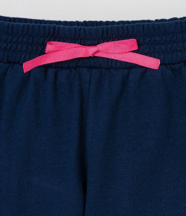 Pijama Corto Infantil en Algodón con Estampado College Minnie - Talle 4 al 14 años Gris 4