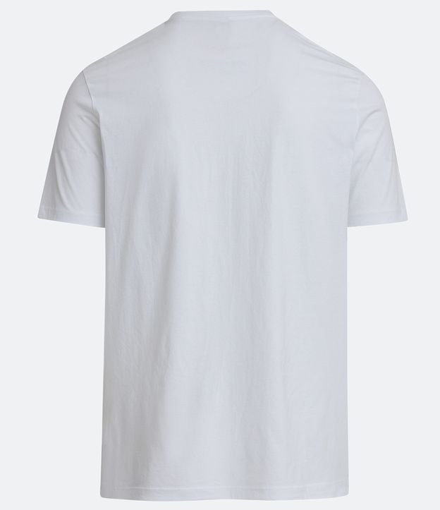 Camiseta Regular em Algodão com Estampa Unseen Realities Branco 6