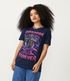 Imagem miniatura do produto Blusa Alargada en Media Malla con Estampado Wakanda Forever Azul 1
