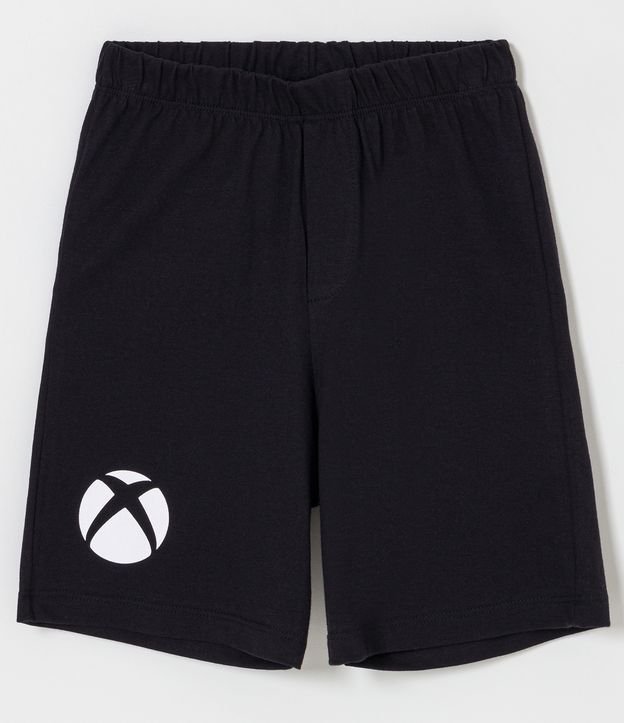 Pijama Corto Infantil Estampado Xbox - Talle 5 a 14 años Verde 3