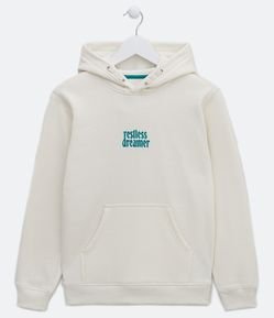 Blusão Infantil com Capuz e Estampa Restless Dreamer - Tam 5 a 14 Anos