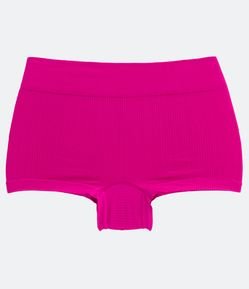 Calcinha Boyshort em Poliamida Canelada sem Costura DelRio