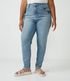 Imagem miniatura do produto Pantalón Skinny Jeans con Recorte en el Bolsillo Curve & Plus Size Azul 1