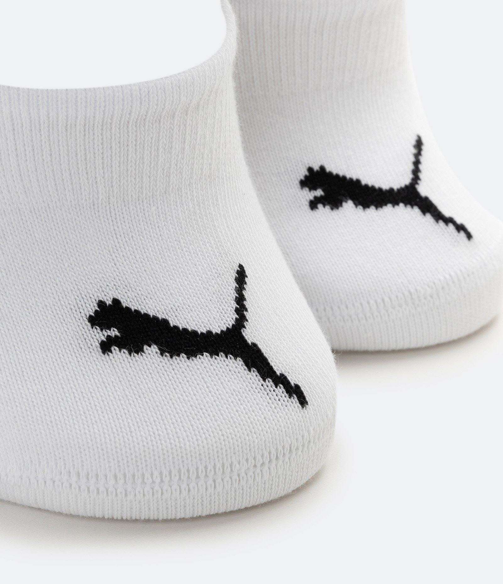 Kit 02 Pares de Meias Super Invisíveis Puma Branco 3