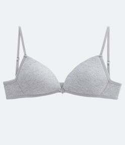 Sutiã Infantil em Algodão Mesclado com Bojo - Tam 07 a 14 Anos