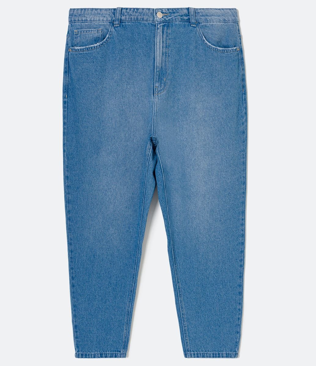 Calça MOM jeans plus size azul tradicional - Vintage & Cats