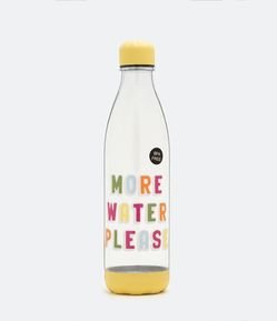 Botella de Plástico con Estampado More Water Please 1L