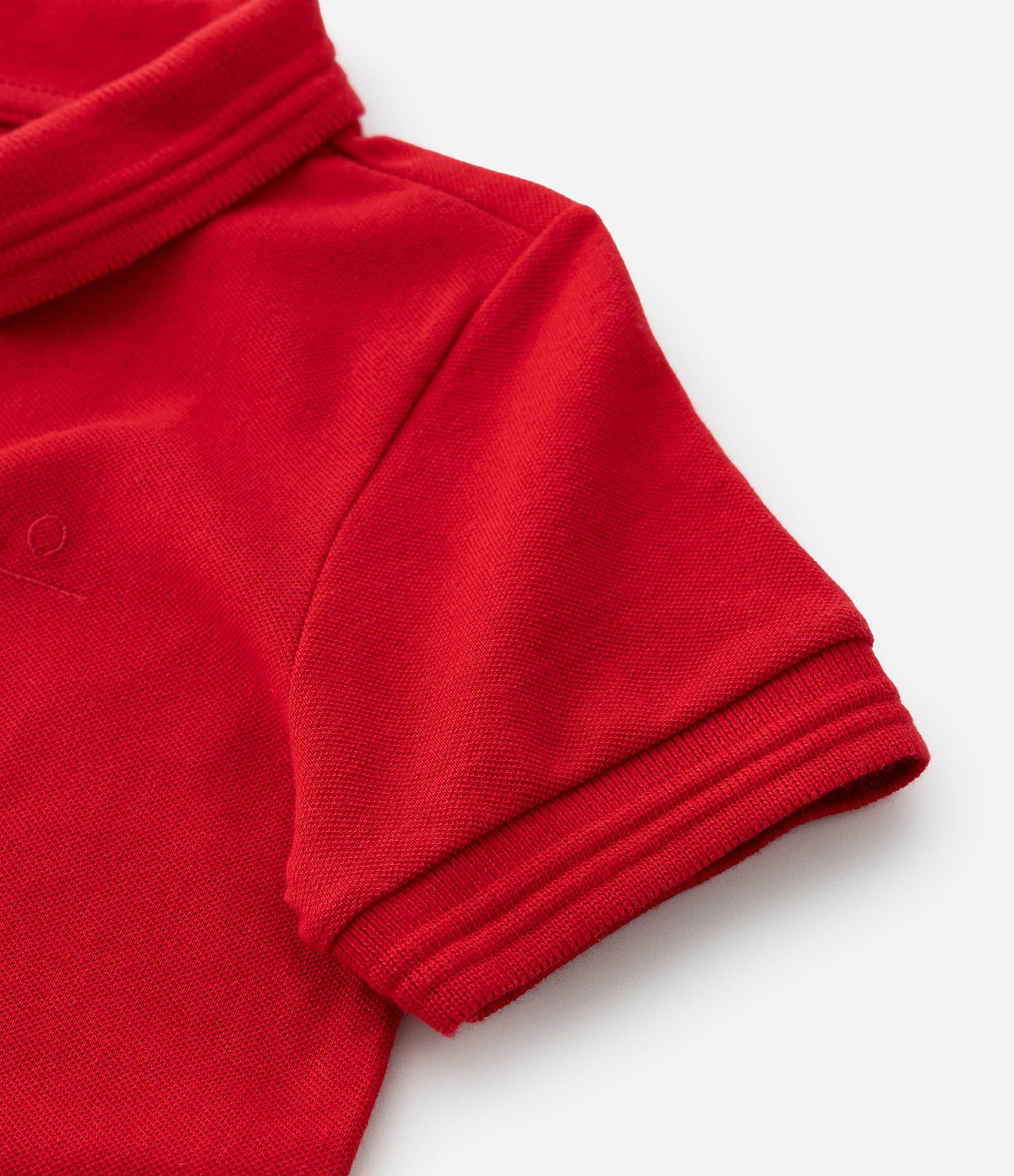 Camiseta Polo Infantil com Bordado - Tam 1 a 5 Anos Vermelho 5