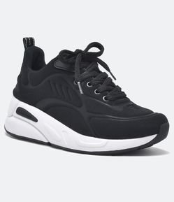 Tênis Jogging com Recortes e Solado Diferenciado Via Marte