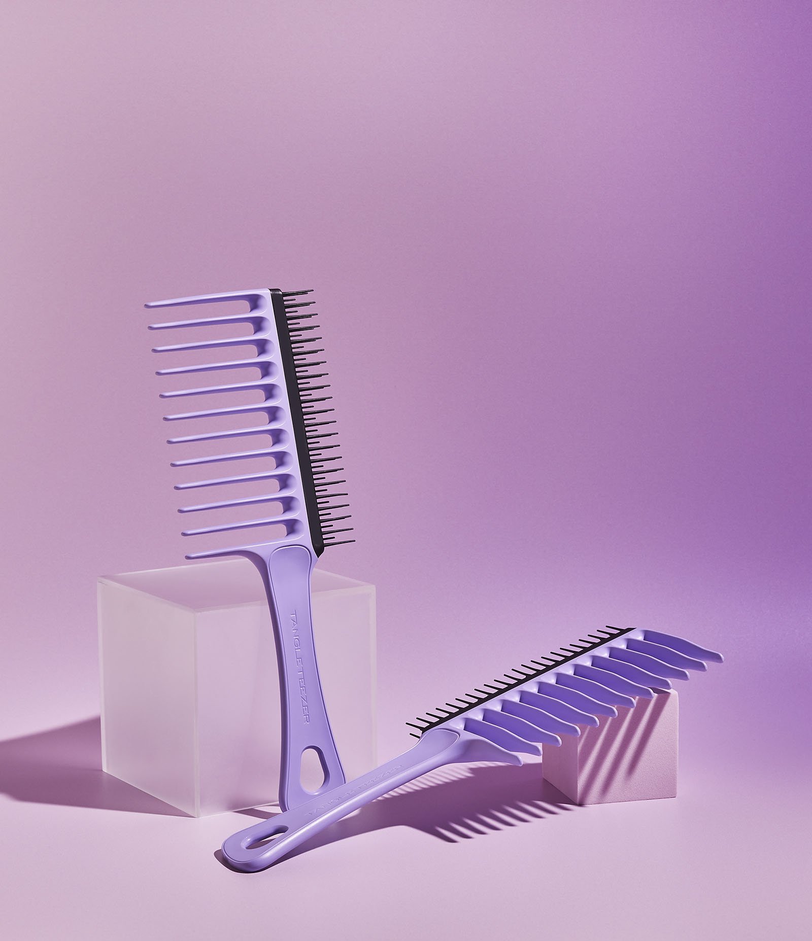 Escova de Cabelo Desembaracadora Lilac e Black U 5