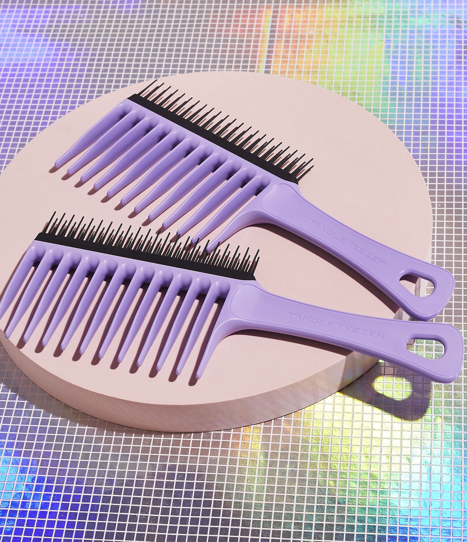 Escova de Cabelo Desembaracadora Lilac e Black U 6