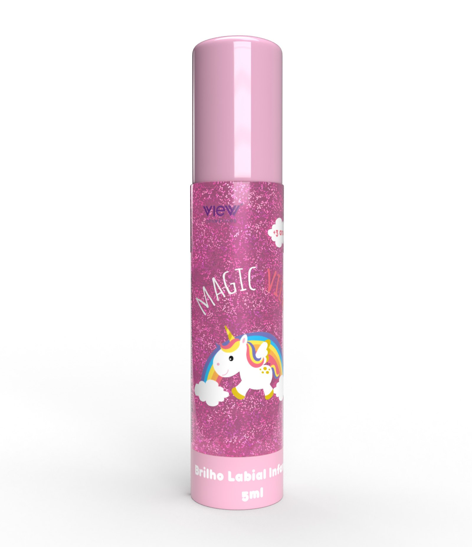 Brilho Labial Infantil Magic View 5ml 2