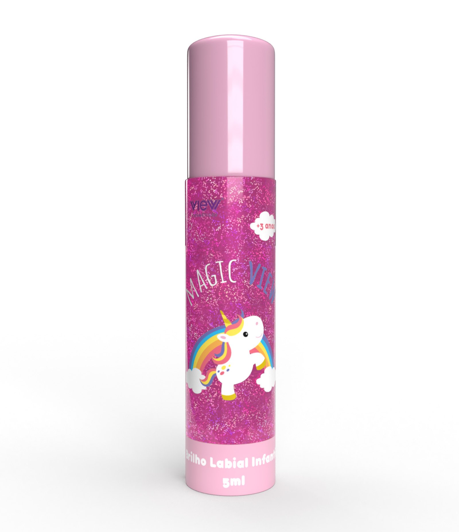 Brilho Labial Infantil Magic View 5ml 3