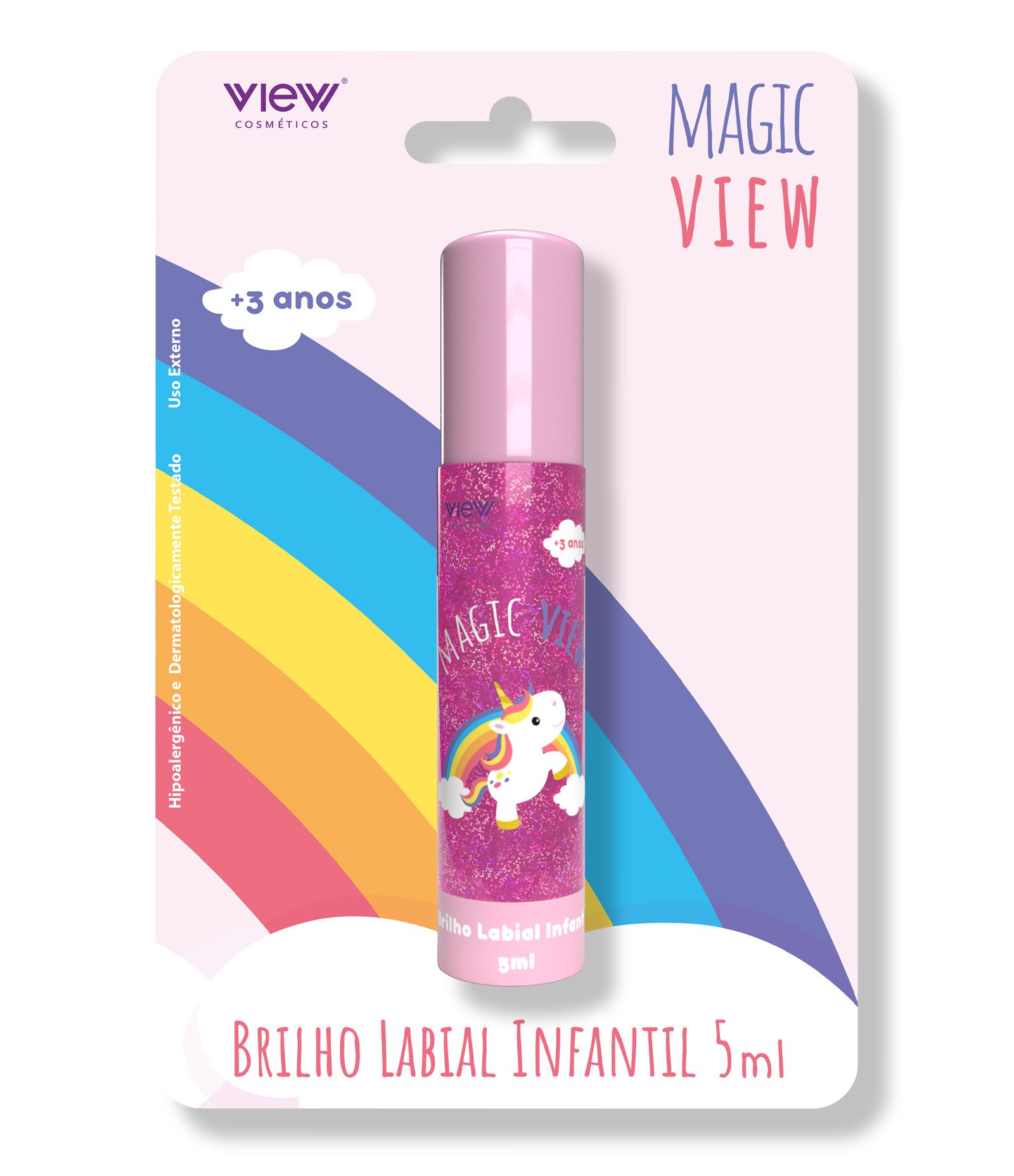 Brilho Labial Infantil Magic View 5ml 6