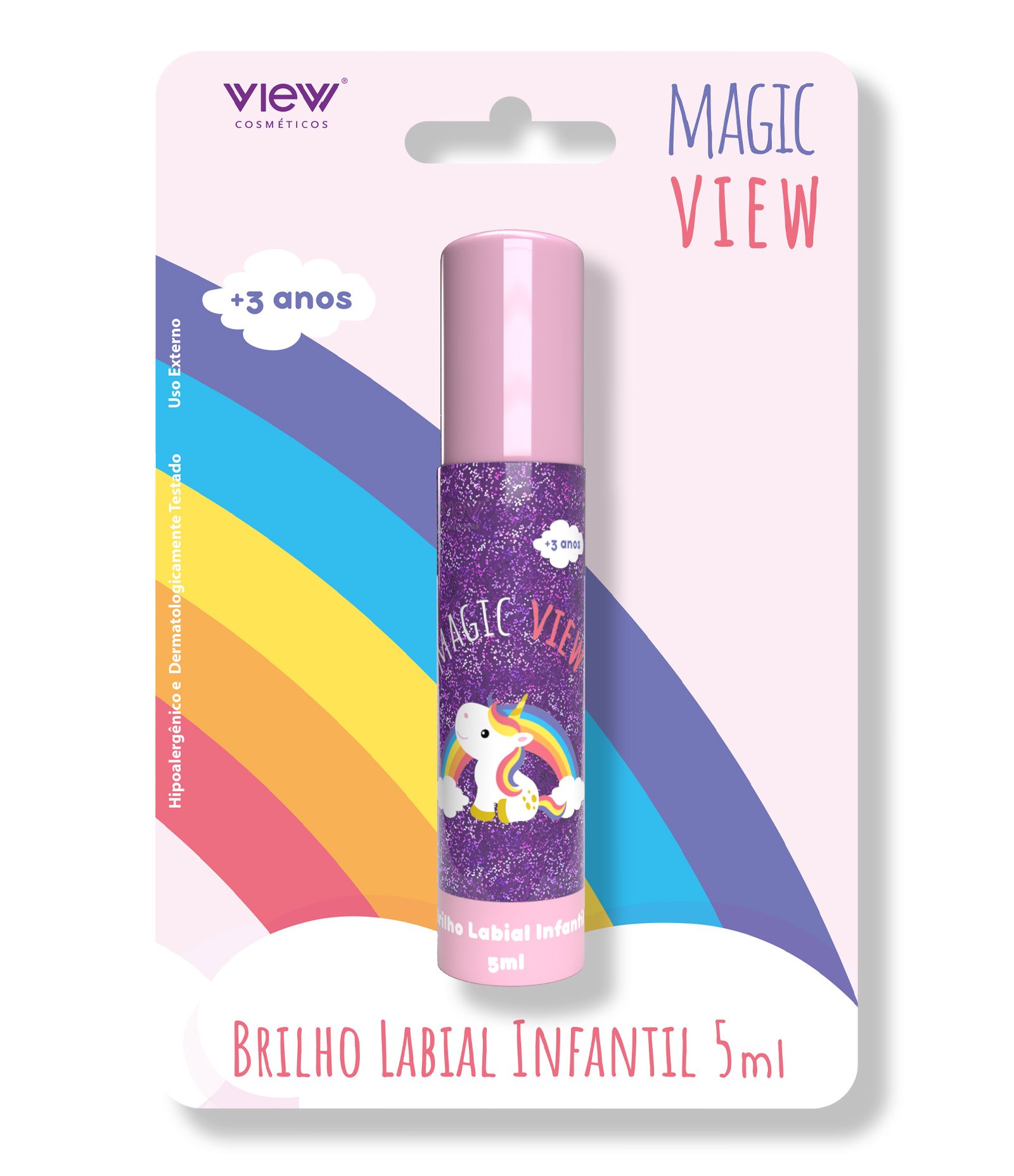 Brilho Labial Infantil Magic View 5ml 7