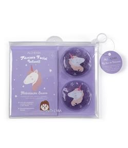 Kit SPA Unicórnio Infantil Máscara Facial e Máscara em Gel para os Olhos Alchemia