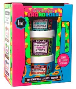 Kit de Mascaras Capilares Bem dita Ghee Cronolola Lola Cosmetics