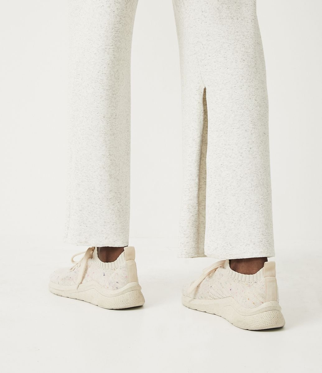 C&A calça yoga pantalona de viscose esportiva ace cintura alta off white 