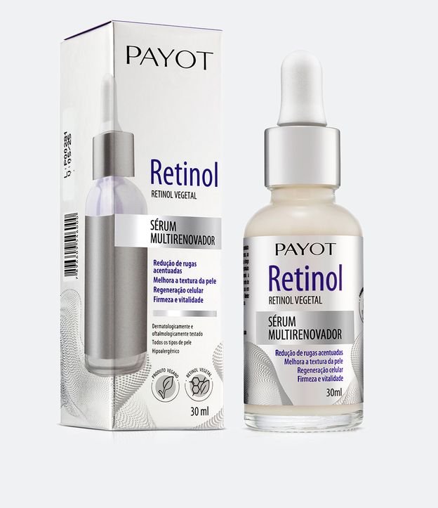 Serum Facial Multirenovador Retinol Vegetal 30ml Payot 30ml 3