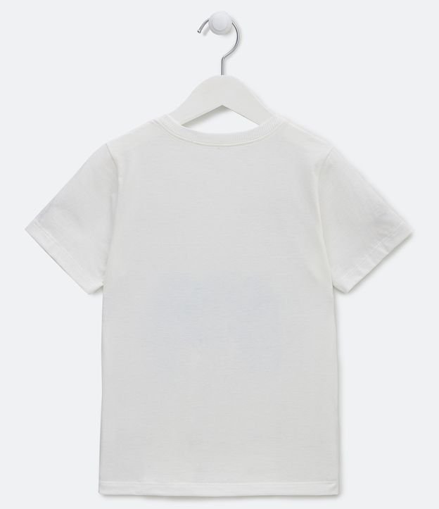 Remera Infantil Estampado Game - Talle 5 a 14 años Blanco 2