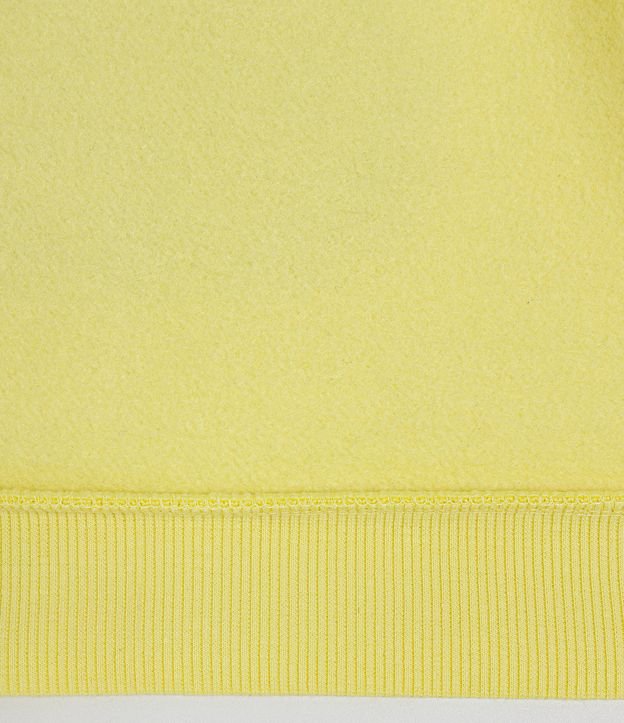 Blusão Infantil com Estampa Shoulder Bag Fake - Tam 5 a 14 Anos Amarelo 5