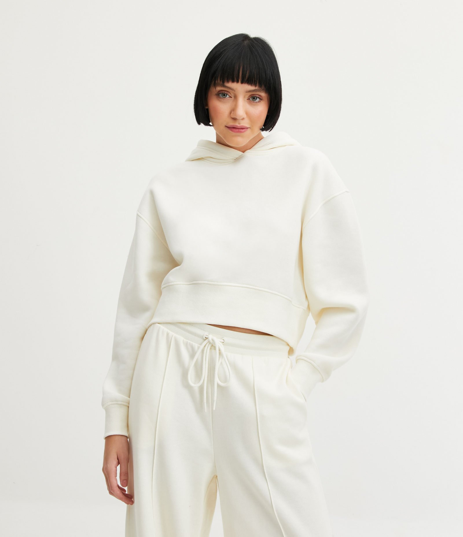 Blusão em Moletom com Gola Capuz e Punho Ajustado 1