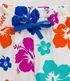 Imagem miniatura do produto Short Clochard Infantil Estampado Hibiscos de Colores - Talle 5 a 14 años Blanco 3