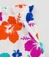 Imagem miniatura do produto Short Clochard Infantil Estampado Hibiscos de Colores - Talle 5 a 14 años Blanco 4