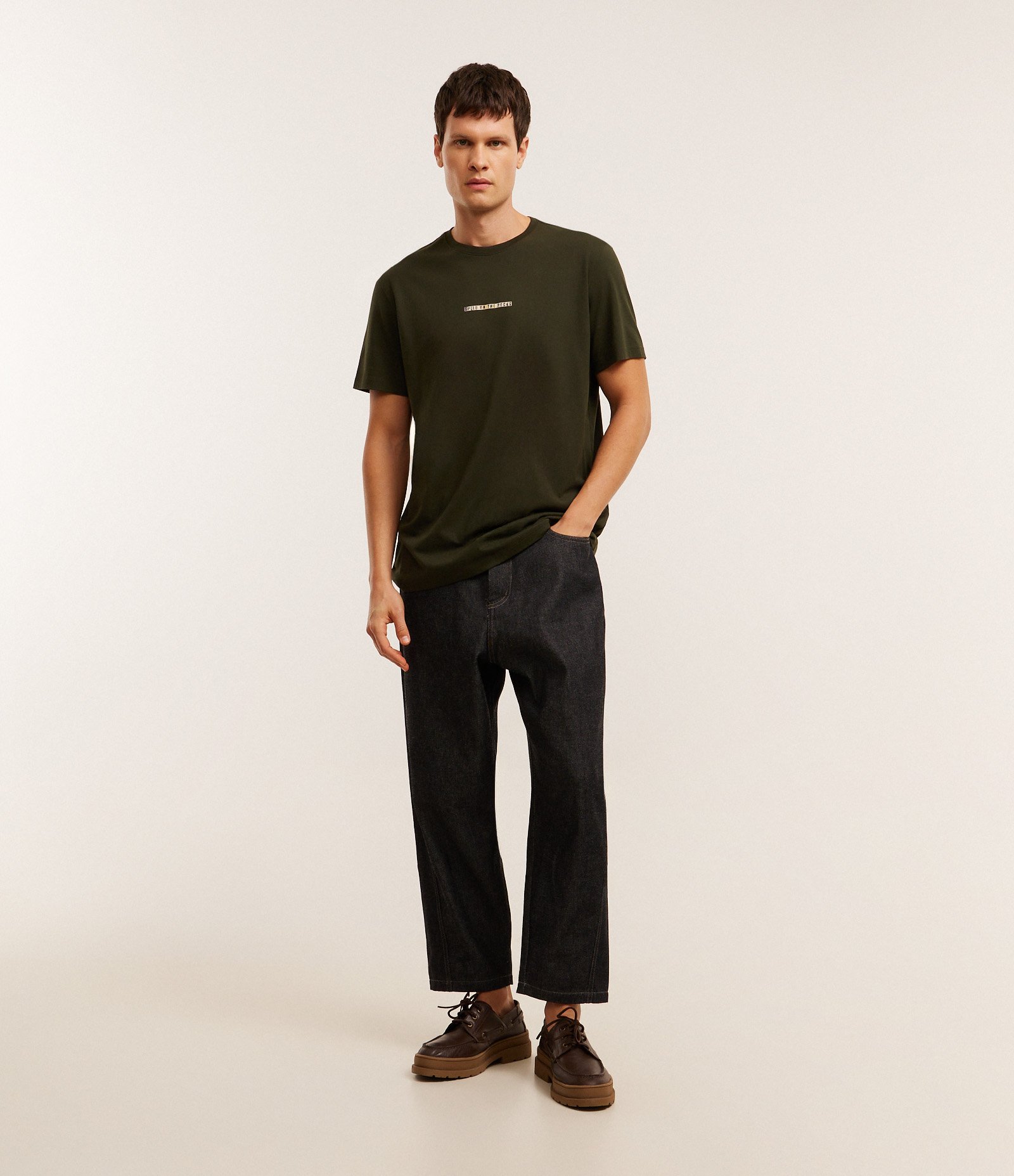 Camiseta Comfort em Algodão com Estampa Speed On The Rocks Verde 2