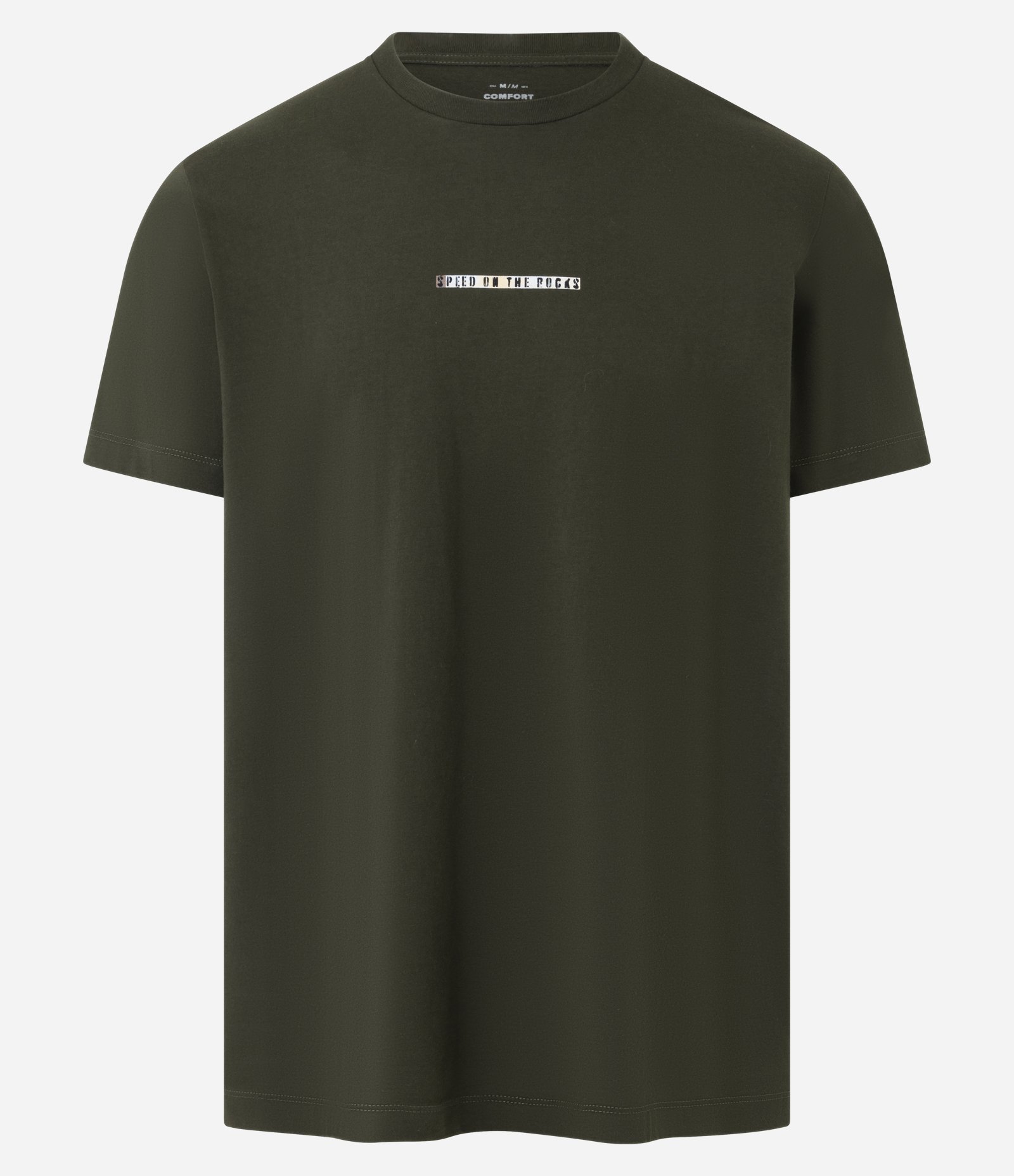 Camiseta Comfort em Algodão com Estampa Speed On The Rocks Verde 5