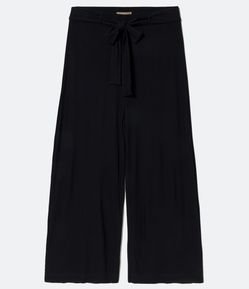 Calça Pantalona em Viscose com Textura Canelada Curve & Plus Size