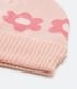 Imagem miniatura do produto Conjunto Infantil Gorro Estampado de Flores y Guante Rosado 2