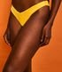 Imagem miniatura do produto Bikini Bombacha Pernera Alta con Superfície Texturizada Amarillo 2