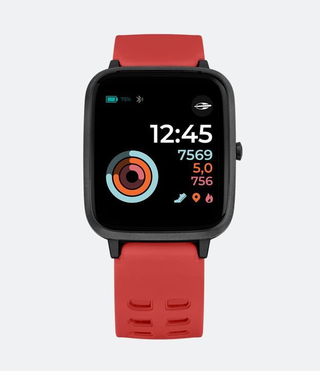 Relógio Mormaii Smartwatch Molife com Pulseira de Silicone MOLIFEAN/8R U 1