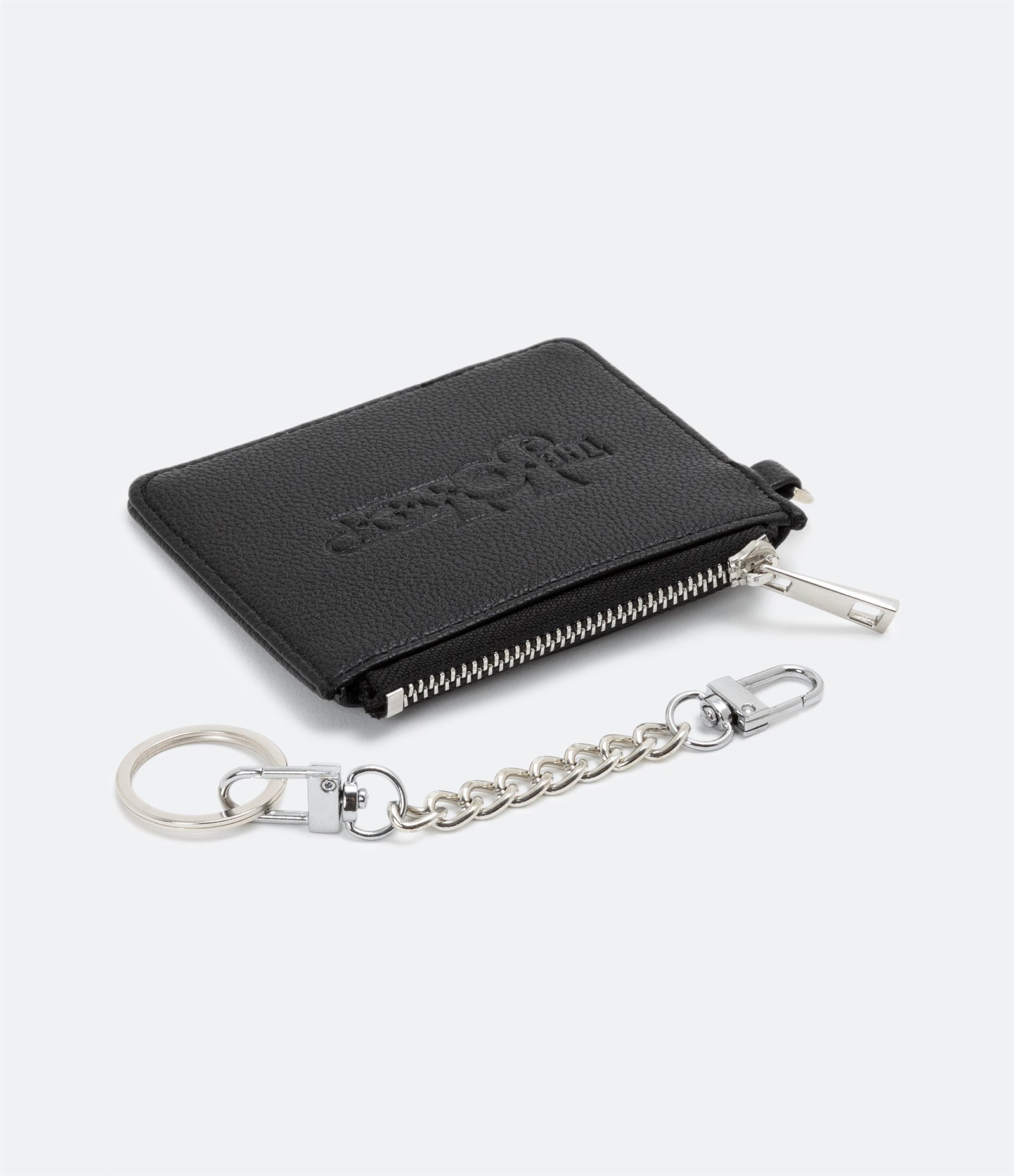 Carteira em Pu com Estampa The Joker Correntinha e Box de Metal Preto 2