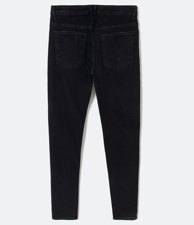 Pantalón Jeans Super Skinny Negro 7