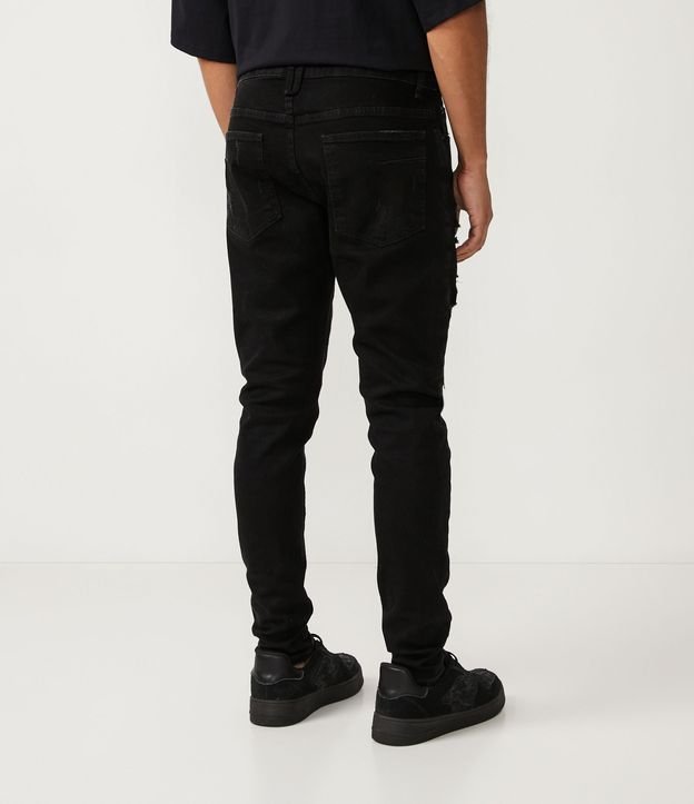 Pantalón Jeans Super Skinny Negro 3