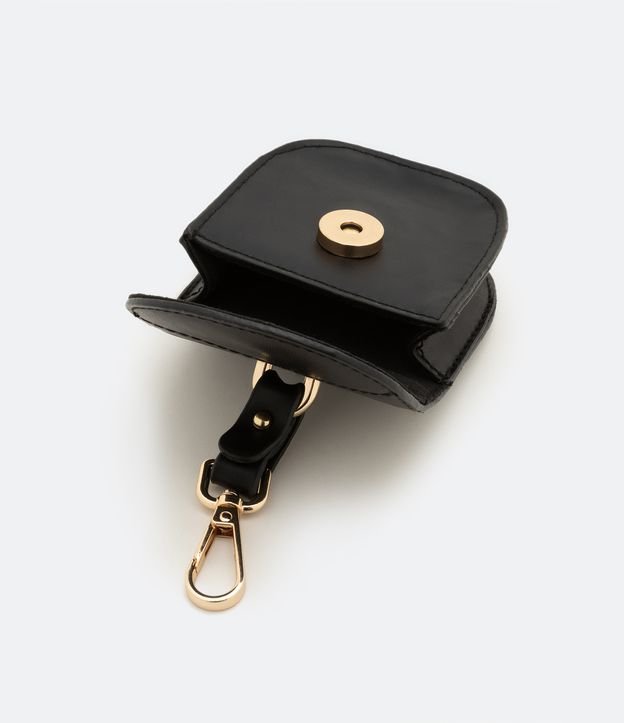 Llavero Porta Auriculares Negro 3
