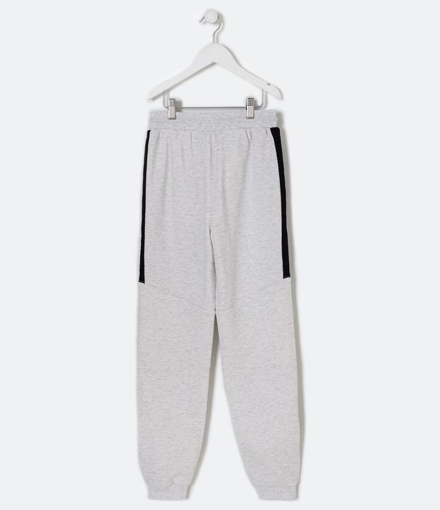 Pantalon Infantil Algodón con Recortes - Talle 5 a 14 Gris 2
