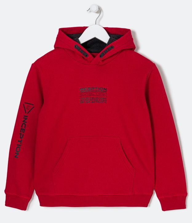 Blusão Infantil em Moletom Estampa Inception - Tam 5 a 14 anos