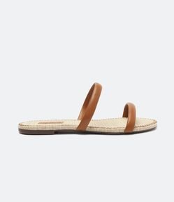 Sandália Rasteira com Tira Puffer Anacapri