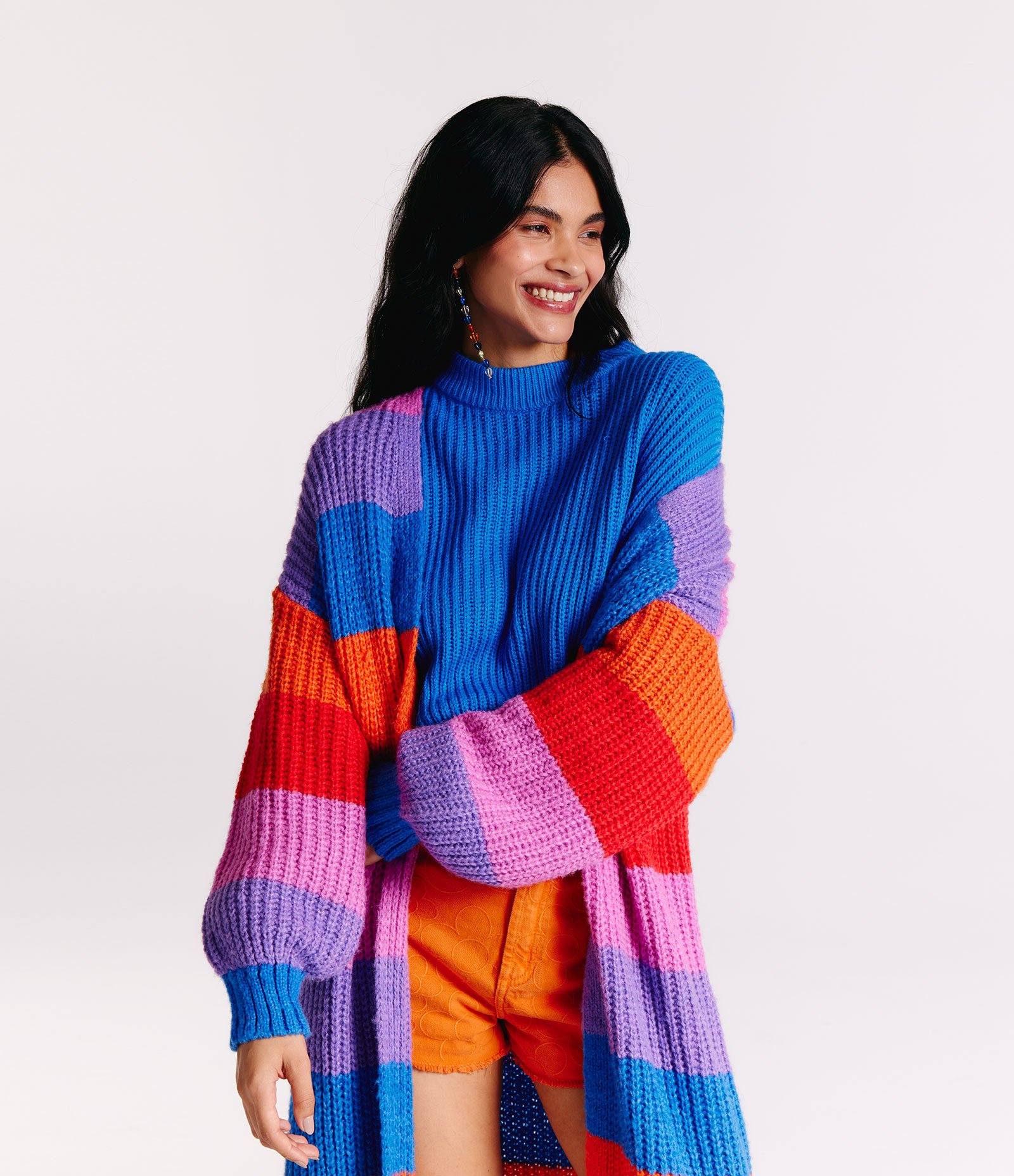 Suéter em Tricô Texturizado com Punho Ajustado 3