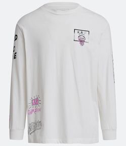 Camiseta Regular em Meia Malha com Estampa de Basquete e Lettering