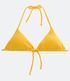 Imagem miniatura do produto Bikini Top Triángulo Fruncido con Superficie Texturizada Amarillo 5