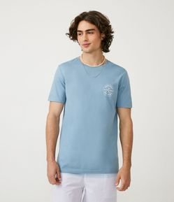 Remera Regular en Algodón con Estampado North Shore