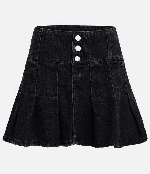 Saia jeans pontuda cheap
